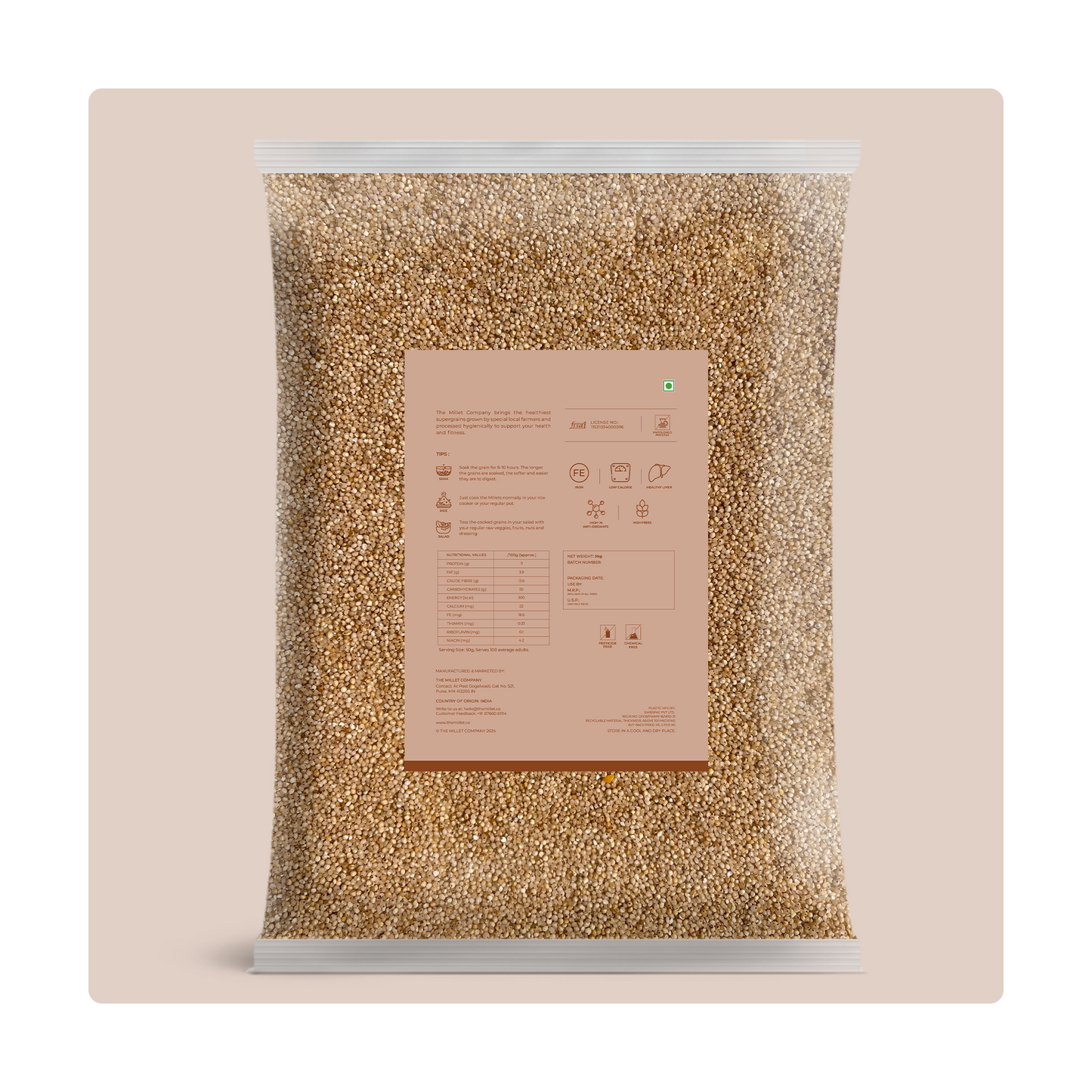 Unpolished Barnyard Millet