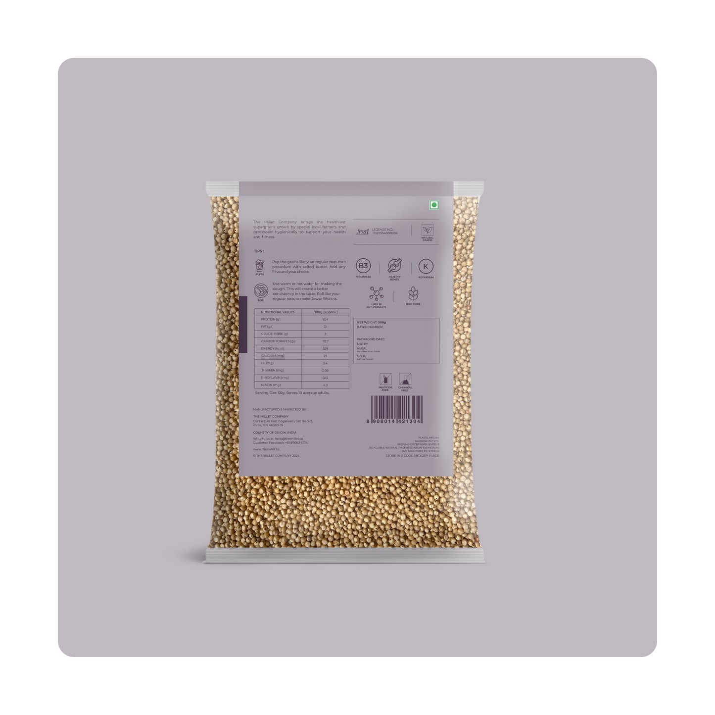 Natural Jowar Grains