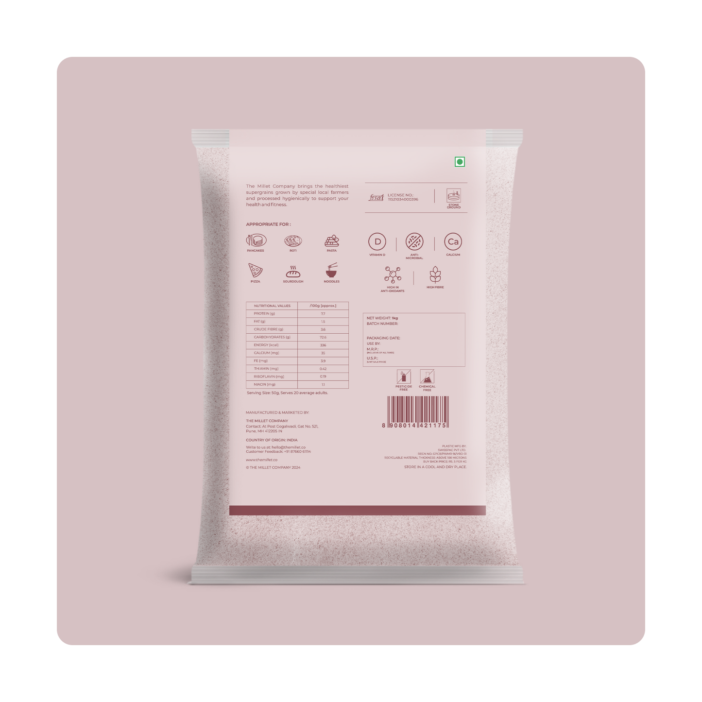 Natural Ragi Flour