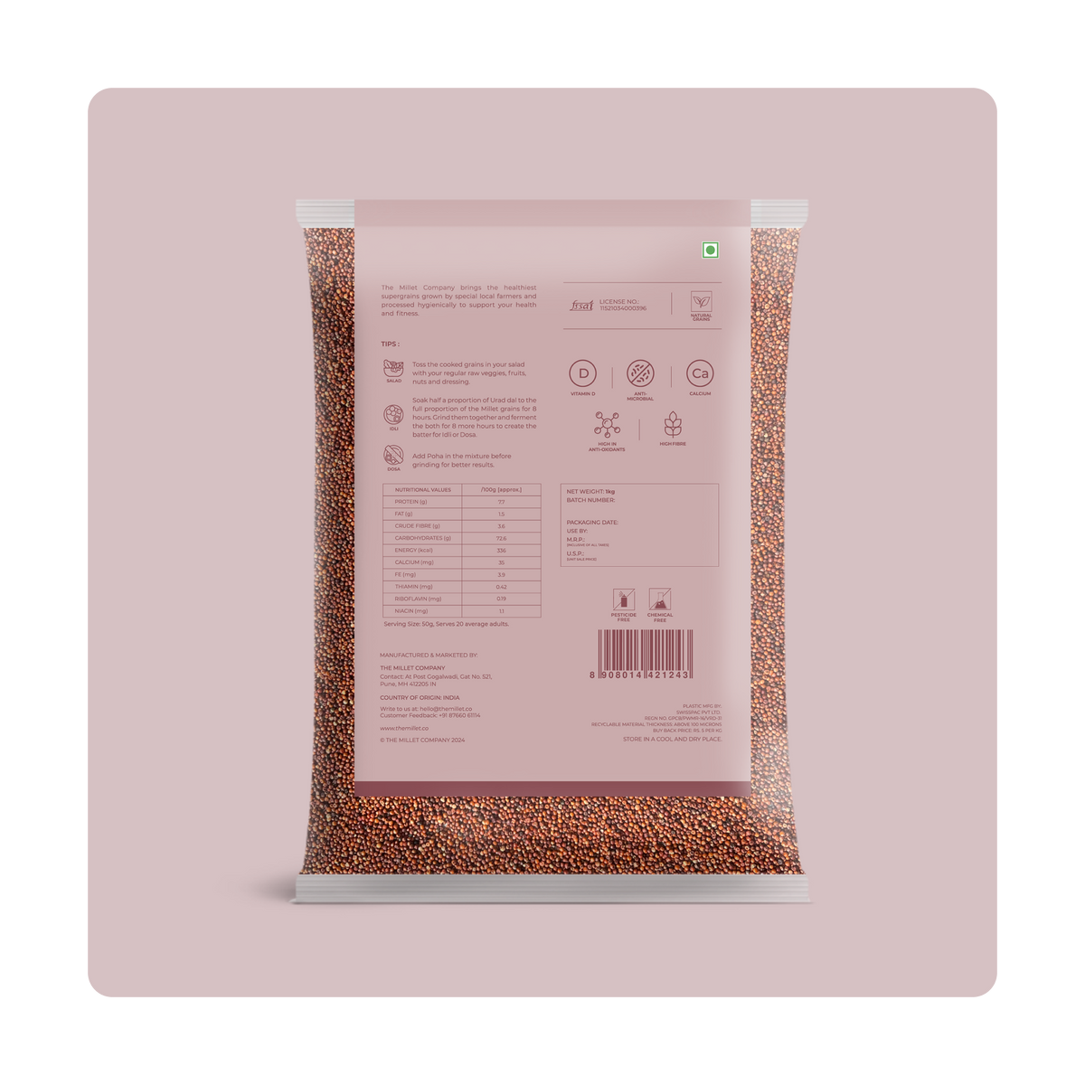 Natural Ragi Natural Ragi Grains