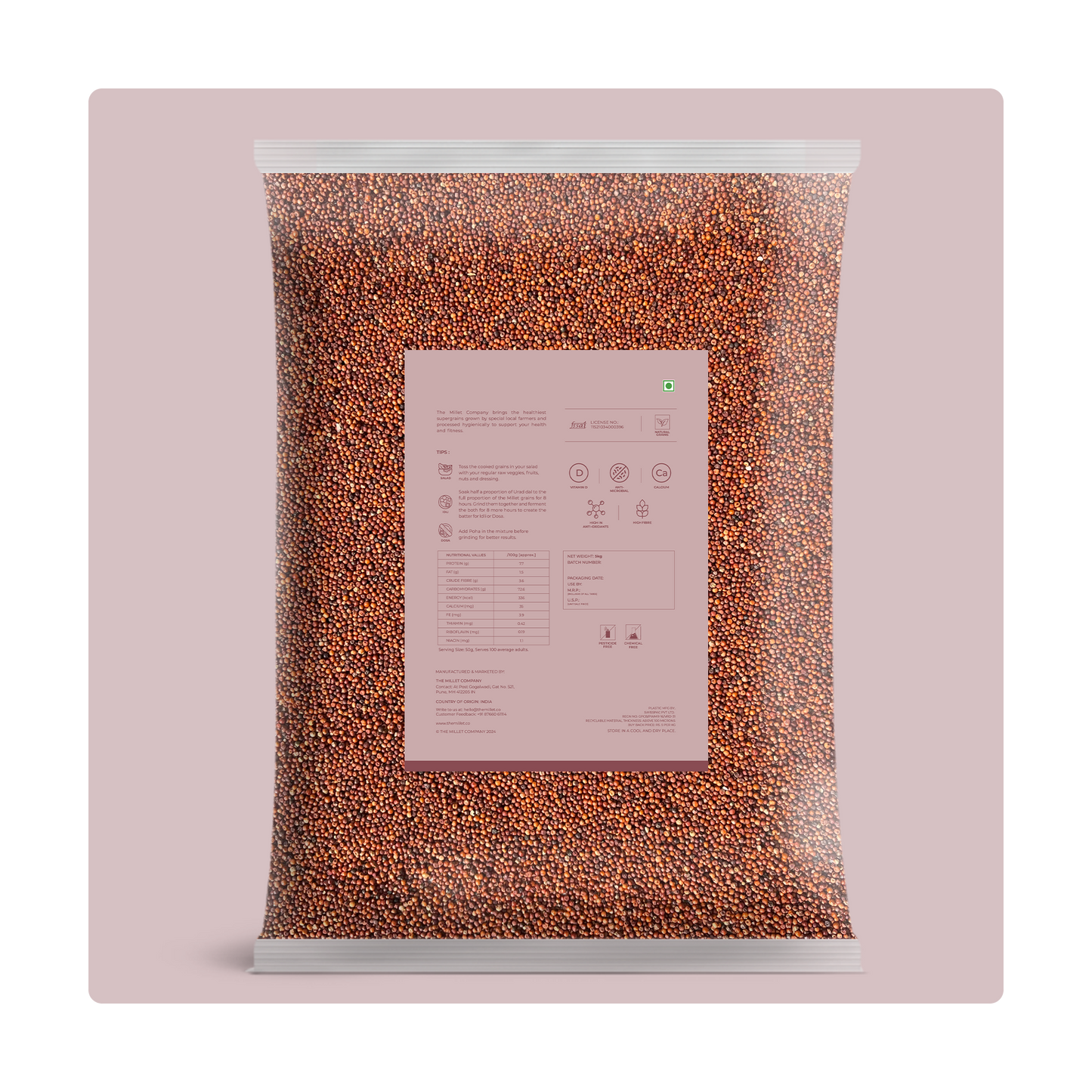 Natural Ragi Grains