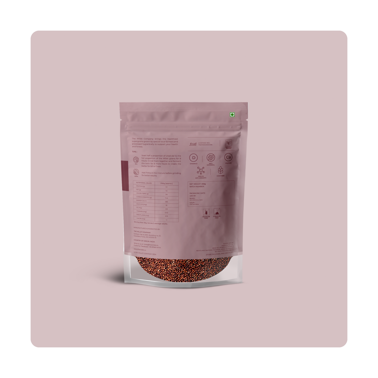 Natural Ragi Grains