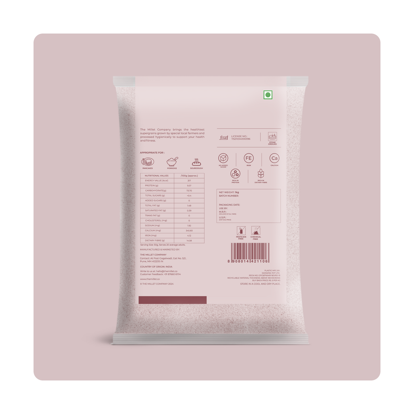 Natural Ragi Flour